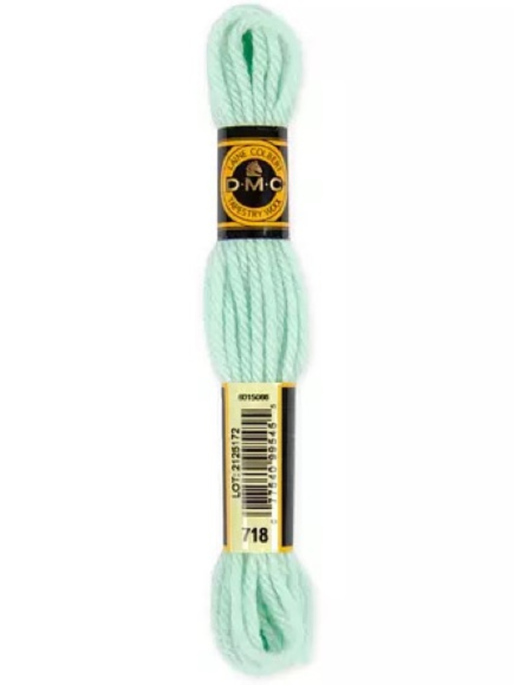 DMC Laine Colbert Tapestry Wool, 12 Skeins, 718, Mint Green, Made in France, NIB